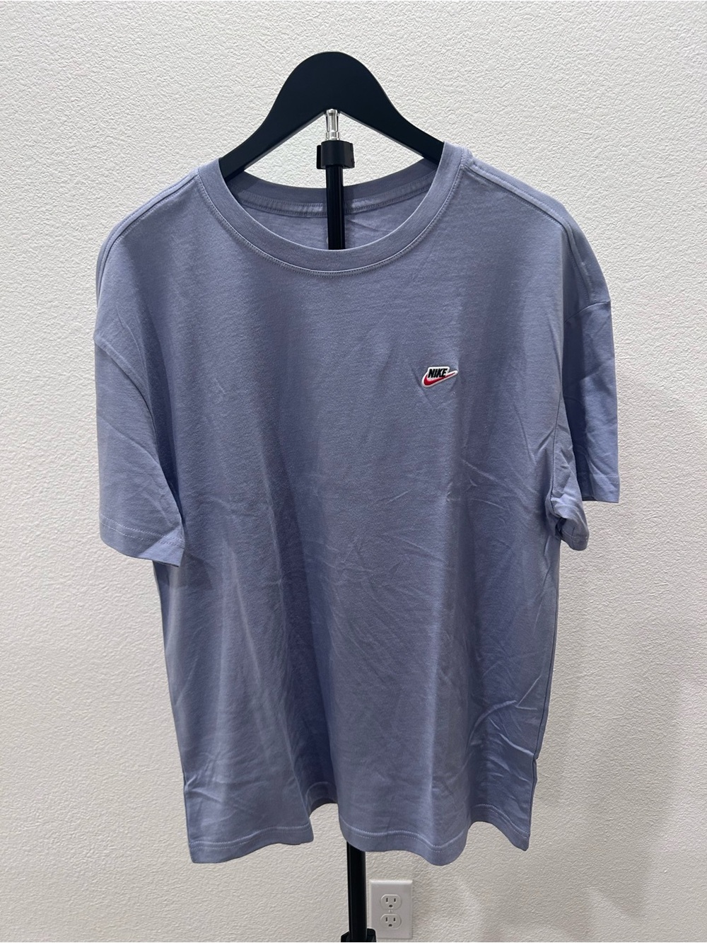 Nike Women’s Light Lavender Crewneck Tee with Mini Swoosh